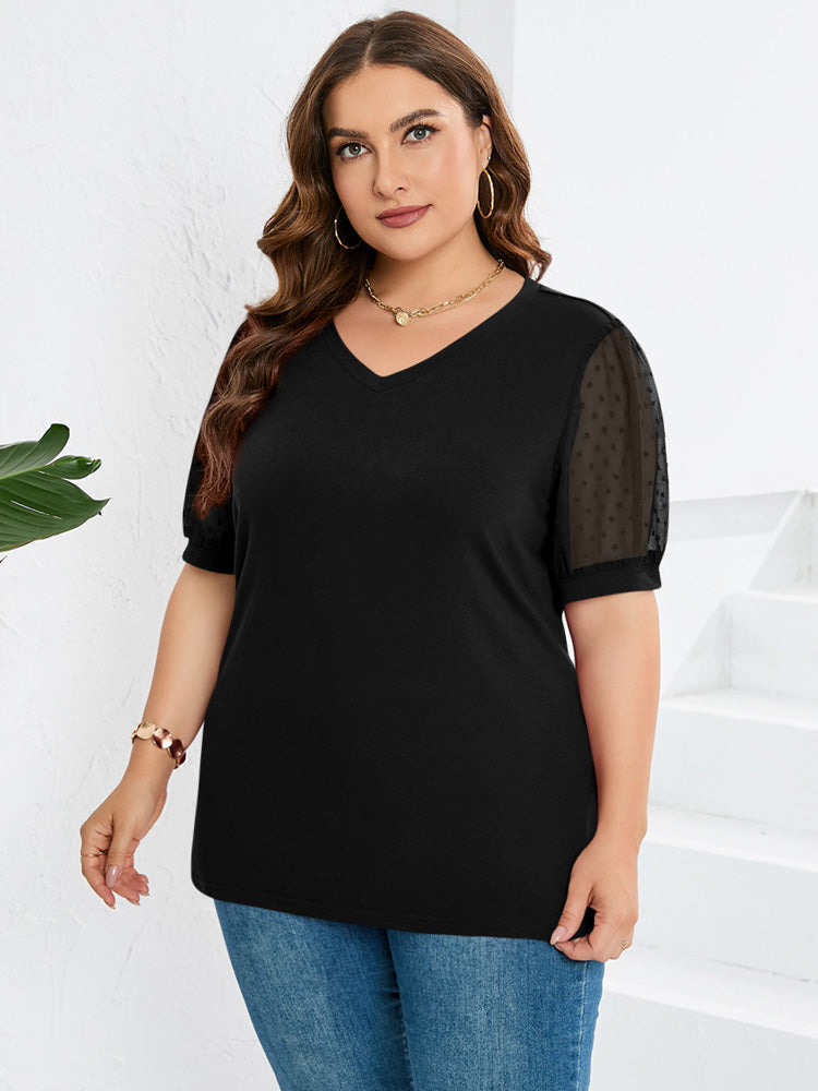 Rhianna | Elegante Top met Pofmouwen